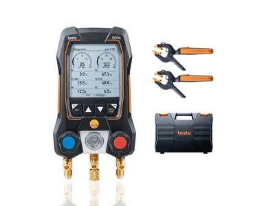 Testo 550s chytrá sada - Inteligentný digitálny servisný prístroj Bluetooth bezdrôtové sondy